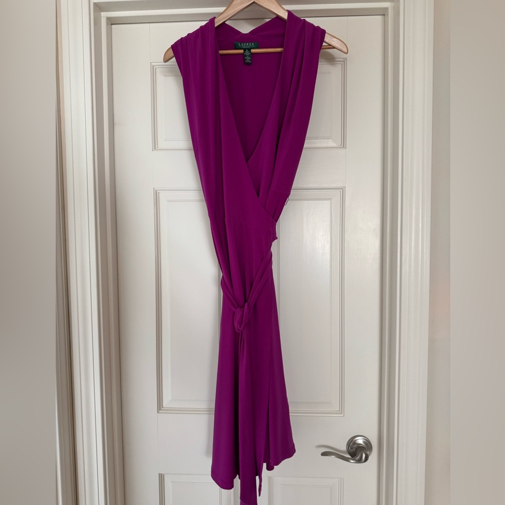 Lauren Ralph Lauren Wrap Dress SZ 8